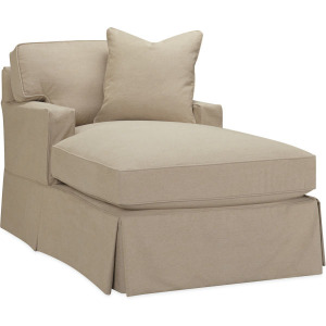 Slipcovered Chaise