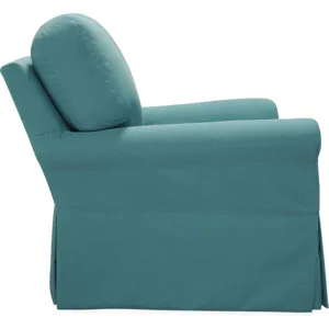 Slipcovered Swivel Chair
