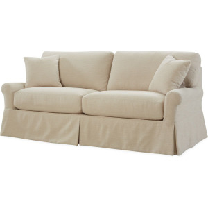 Slipcovered Apartment Sofa