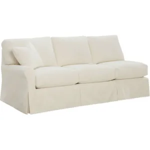 Slipcovered One Arm Sofa