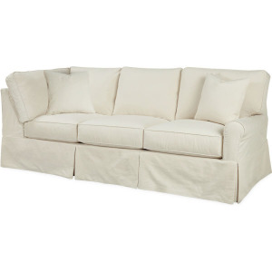 Slipcovered Cornering Sofa