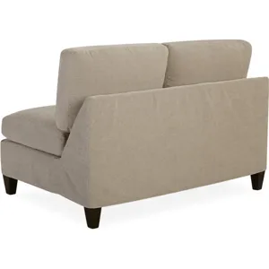 Slipcovered Armless Loveseat