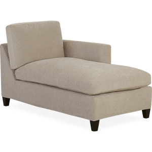 Slipcovered One Arm Chaise