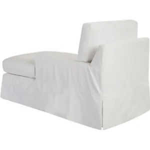 Slipcovered One Arm Chaise