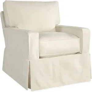 Slipcovered Swivel Glider