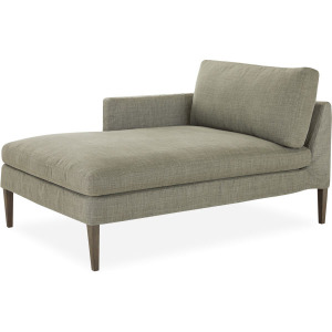 Slipcovered One Arm Chaise