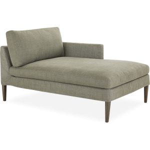 Slipcovered One Arm Chaise
