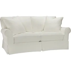 Slipcovered Apartment Sofa