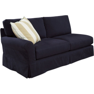 Slipcovered One Arm Sofa