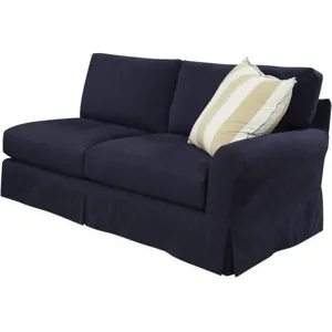 Slipcovered One Arm Sofa
