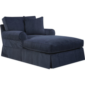 Slipcovered Chaise