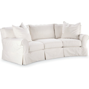 Slipcovered Wedge Sofa
