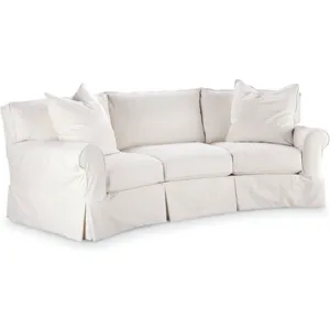 Slipcovered Wedge Sofa