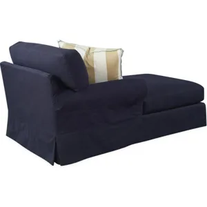 Slipcovered One Arm Chaise