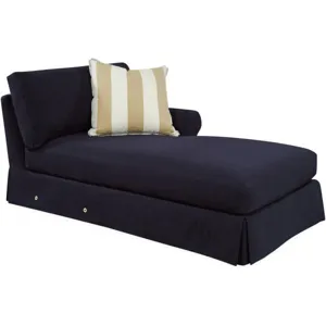 Slipcovered One Arm Chaise