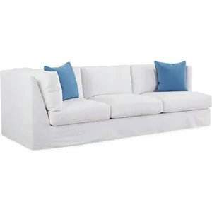 Slipcovered Cornering Sofa