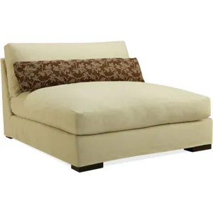 Slipcovered Armless Chaise