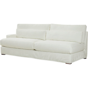 Slipcovered One Arm Sofa