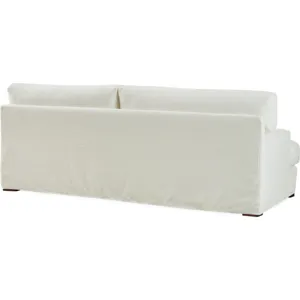 Slipcovered One Arm Sofa