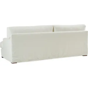 Slipcovered One Arm Sofa