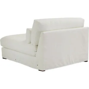 Slipcovered One Arm Chaise