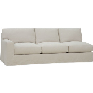 Slipcovered One Arm Sofa