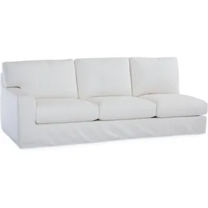 Slipcovered One Arm Sofa