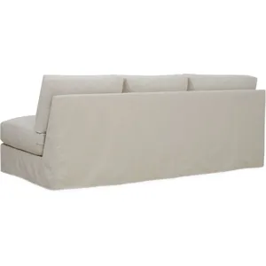 Slipcovered One Arm Sofa