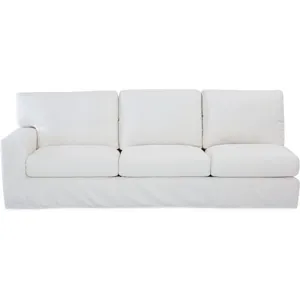 Slipcovered One Arm Sofa