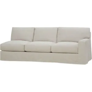 Slipcovered One Arm Sofa