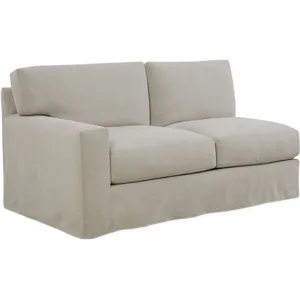 Slipcovered One Arm Loveseat