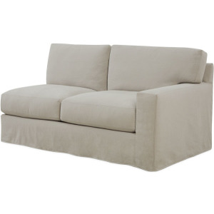 Slipcovered One Arm Loveseat