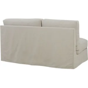 Slipcovered One Arm Loveseat