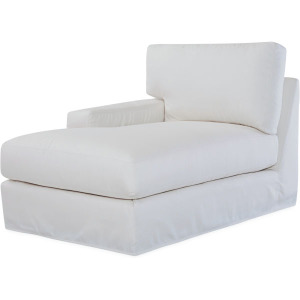 Slipcovered One Arm Chaise