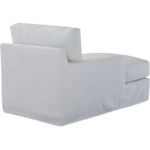 Slipcovered One Arm Chaise