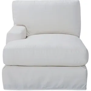 Slipcovered One Arm Chaise