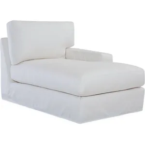 Slipcovered One Arm Chaise