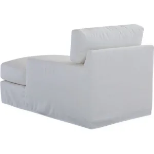 Slipcovered One Arm Chaise
