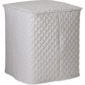 Slipcovered Ottoman