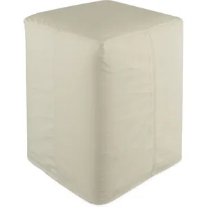 Slipcovered Ottoman