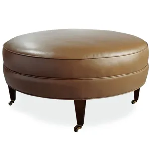 Leather Ottoman