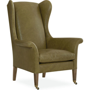 Leather Wing Chair