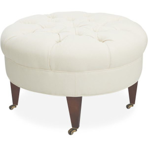 Leather Ottoman