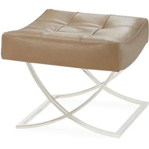 Leather Ottoman