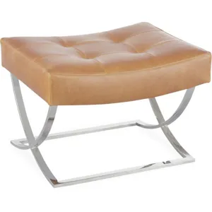 Leather Ottoman