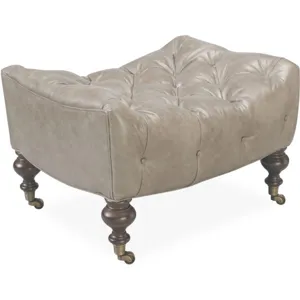 Leather Ottoman