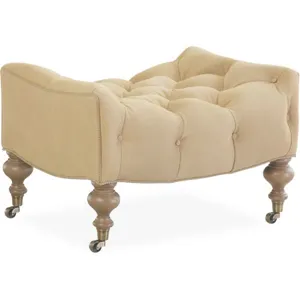 Leather Ottoman