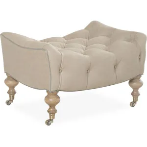 Leather Ottoman