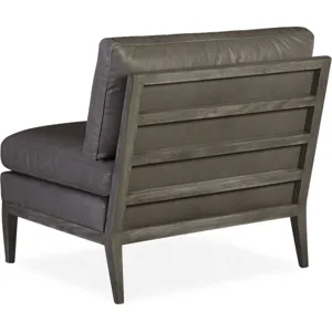 Leather Armless Chair