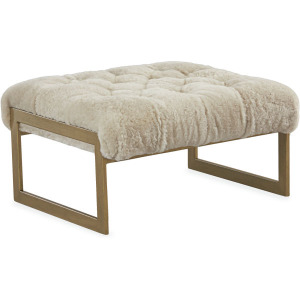 Leather Ottoman